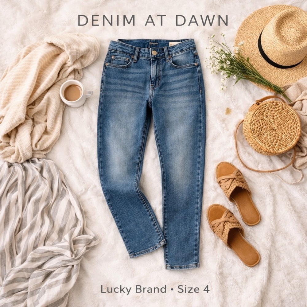 Size 4/27 – LUCKY BRAND Sweet Straight Ankle Jeans